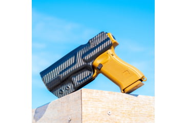 Image of Clip &amp; Carry IWB Kydex Holster for the Glock 19, 19x, 23, 32, 44, Carbon Fiber Black, Right-Handed, G19-CF-BLK-R