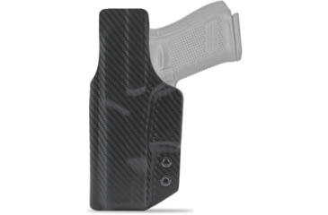 Image of Clip &amp; Carry IWB Kydex Holster for the Glock 19, 19x, 23, 32, 44, Carbon Fiber Black, Right-Handed, G19-CF-BLK-R