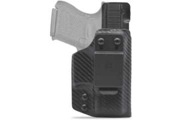 Image of Clip &amp; Carry IWB Kydex Holster for the Glock 26, 27, 33, Carbon Fiber Black, Right-Handed, G26-CF-BLK-R
