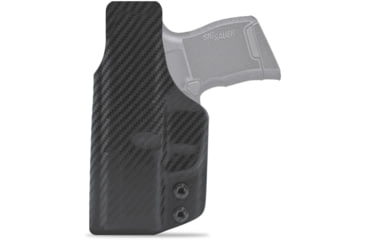 Image of Clip &amp; Carry IWB Kydex Holster for the Sig Sauer P365, Carbon Fiber Black, Right-Handed, SSP365-CF-BLK-R