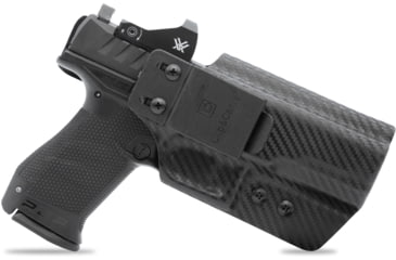 Image of Clip &amp; Carry IWB Kydex Holster for the Walther PDP Compact &amp; Full Size 4in, Carbon Fiber Black, Right-Handed, WPDP-4-CF-BLK-R
