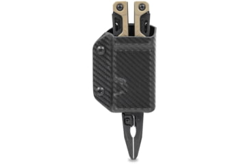 Image of Clip &amp; Carry Kydex Sheath for the Leatherman OHT, Carbon Fiber Black, LOHT-CF-BLK