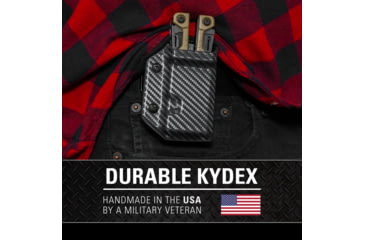 Image of Clip &amp; Carry Kydex Sheath for the Leatherman OHT, Carbon Fiber Black, LOHT-CF-BLK