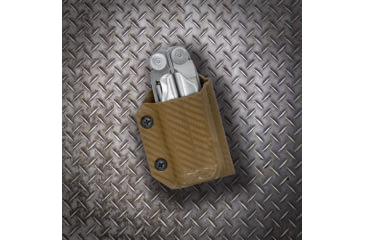 Image of Clip &amp; Carry Kydex Sheath for the Leatherman Wave / Wave+, Carbon Fiber Brown, LWAVE-CF-BRN