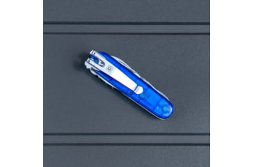Image of Clip &amp; Carry SwissQlip - Deep Carry Pocket Clip for 91mm Victorinox Swiss Army Knife Models, Chrome, SQLIP91-CHR