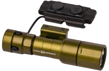 Image of Cloud Defensive Rein 2.0 Rail-Mounted Environmental Illuminator, Micro, OD Green, REIN 2.0-M-CK-ODG