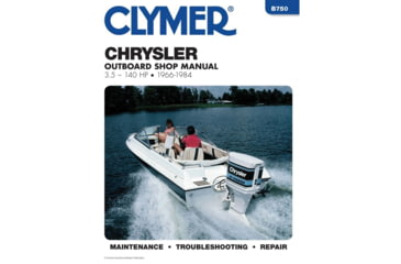 Image of Clymer Repair Manual For Chrysler Outboards, 3.5 140 Hp 1966 1984, B750
