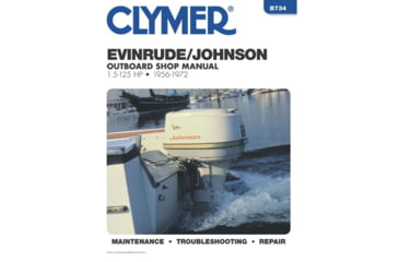 Image of Clymer Repair Manual For Evinrude/Johnson Outboards, 1.5 125 Hp 1956 1972, B734