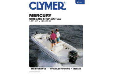 Image of Clymer Repair Manual For Mercury Outboards, 3 275 Hp 1990 1993, B722