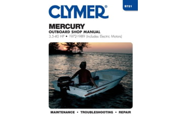 Image of Clymer Repair Manual For Mercury Outboards, 3.5 40 Hp Includes Electric Motors 1972 1989, B721