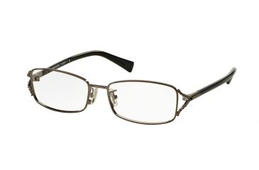 Image of Coach HC5073 Progressive Prescription Eyeglasses 9017-54 - Dark Silver / Black Frame