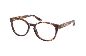 Image of Coach HC6102 Eyeglass Frames 5548-51 - Purple Tortoise