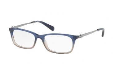 Image of Coach HC6110 Progressive Prescription Eyeglasses 5489-50 - Denim Taupe Glitter Gradient Frame