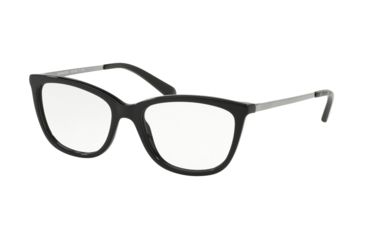 Image of Coach HC6124F Prescription Eyeglasses, 53mm, Solid Black, HC6124F-5002-53-SV