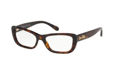 Image of Coach HC6135F Eyeglass Frames 5120-53 - Dark Tortoise