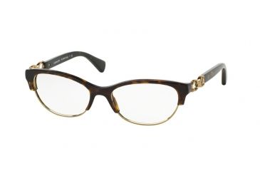 Image of Coach KITTY HC5063 Progressive Prescription Eyeglasses 5270-51 - Dark Tortoise/Gold Frame