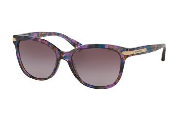 Image of Coach L109 HC8132 Progressive Prescription Sunglasses HC8132-52888H-57 - Lens Diameter 57 mm, Frame Color Confetti Purple