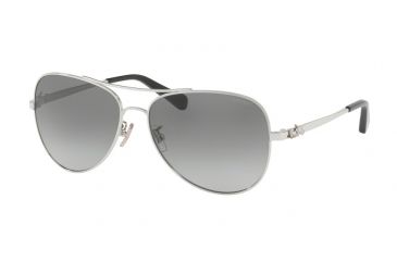 Image of Coach L1648 HC7074 Single Vision Prescription Sunglasses HC7074-900111-59 - Lens Diameter 59 mm, Frame Color Silver