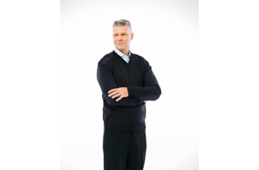 Image of V-Neck Military with Velcro Epaulets, Poly-Cotton Shoulder and Elbow Patches