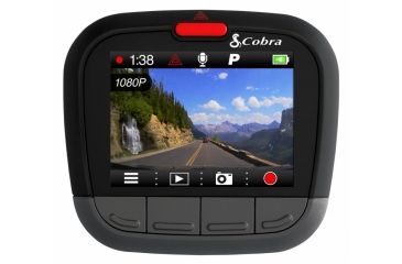 Image of Cobra Dash Camera W/BLUETOOTH &amp; GPS, Black/Gray, CDR875G