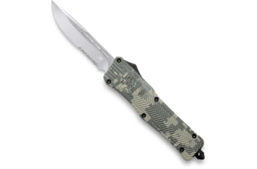 Image of Cobra Tec Knives CTK-1 OTF Large Knife, 3.75, D2 Steel, Drop Point, Partially, Digital Army Camo Handle, LADCCTK1LDS