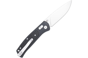 Image of CobraTec Knives EDC Scout Bar Lock Folding Knife, 3.125 in, VG10, Drop Point Blade, Black Grivory Handle, CTSCTGRVBLKBAR