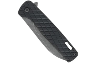 Image of CobraTec Knives Gator Assisted Opening Folding Knife, 3.37 in, D2 Steel, Drop Point, G-10, Black Handle, CTBLKGATOR, 1410115