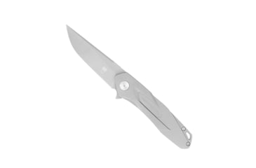 Image of CobraTec Knives Ace Folder Knife, 3.25in, Bohler M390, Drop Point Blade, Silver, CTTACEM390