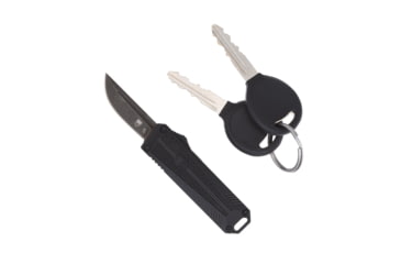 Image of CobraTec Knives 929TB California OTF Automatic Folding Knife, 1.75in, Stonewashed D2 Steel, Non-Serrated Drop Blade, Black, CALI929TBBLKDNS