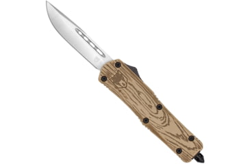 Image of Cobratec Knives Cobratec Medium Fs3 Otf 3 D2 Wood Grain Cerakote Drop Point