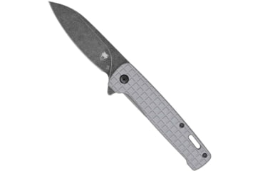 Image of Cobratec Knives Cobratec Rhino Folder 3.37 Grey/black Stonewash D2 Blade