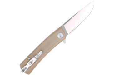 Image of CobraTec Knives Serpent Folder Folding Knife, 3 in Blade, Carbon Steel, Tan, CTSRPTAN