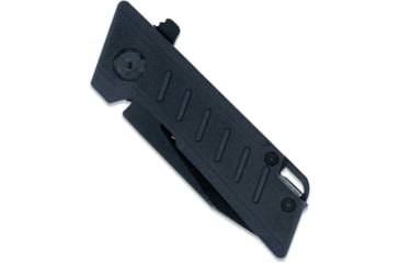 Image of Cobratec Knives Small Riptide Folding Knife, 2in, D2 Steel Blade, Drop Point Blade, Black Finish, Black Handle, SCTRTDD2BLK