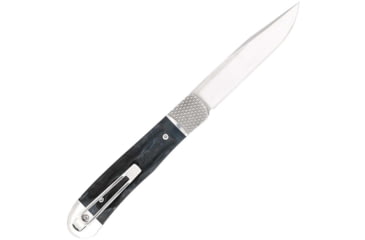 Image of CobraTec Knives Trapper Hidden Release Folding Knive, 3.125in, Satin D2, Black Handle, CTTHRBLK