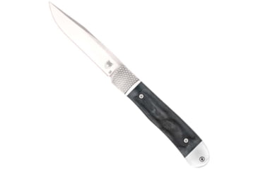 Image of CobraTec Knives Trapper Hidden Release Folding Knive, 3.125in, Satin D2, Black Handle, CTTHRBLK