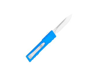 Image of CobraTec Knives Gentlemen's Gen II OTF Knife, 2.8in, Drop Non-Serrated, Blue, GENT2BLUCM154DNS