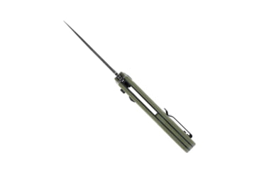 Image of CobraTec Knives Ryker Automatic Folding Knives, 3.75in, D2 Stonewashed, Drop Point Blade, Od Green Handle, ODGAFRYK