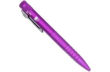 Image of CobraTec Knives CNC Gen II OTF Pen Knife, 1.75in, D2 Stonewash Blade, Purple Handle, CNCOTFPPURGEN2