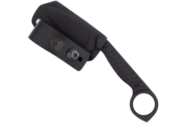 Image of CobraTec Wolfteeth EDC Folding Knife, 2.75 in, 14C28N Sandvik steel, Tanto Blade, G10, Black Handle, CTWLTBLK