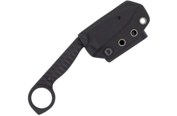 Image of CobraTec Wolfteeth EDC Folding Knife, 2.75 in, 14C28N Sandvik steel, Tanto Blade, G10, Black Handle, CTWLTBLK