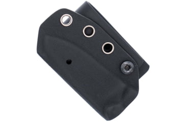 Image of CobraTec Wolfteeth EDC Folding Knife, 2.75 in, 14C28N Sandvik steel, Tanto Blade, G10, Black Handle, CTWLTBLK