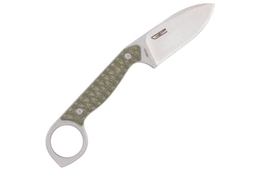 Image of CobraTec Knives Wolfteeth Fixed Blade Knife, 2.75 in, 14C28N, Drop Point, G-10, OD Green Handle, CTWLTODG, 1410089