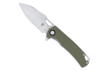 Image of CobraTec Wolverine Liner Lock Drop Serrated Folding Knife, OD Green, 1410187