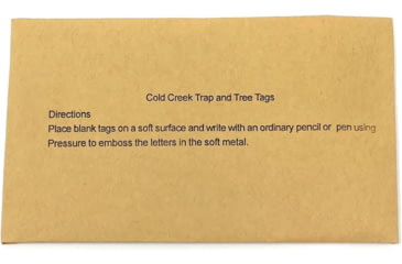 Image of Cold Creek Write-On Trap Tags