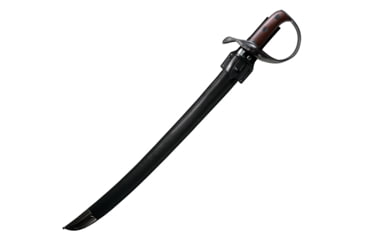 Image of Cold Steel 1917 Hybrid Cutlass Sabre Sword, Left Handed, 30.38in Overall, 25in Blued Finish 1055HC Steel Blade, Brown Wood Handle, CHLT00005