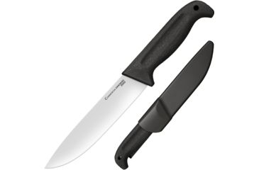 Image of Cold Steel Commercial Series Scalper Fixed Blade Knife, 6.5in, 4116 Stainless Blade, Black Kray-Ex Handle, CS-20VSKSZ