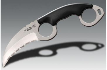 Image of Cold Steel Double Agent I, Grivory Handle, Serrated Edge Knife, CS-39FKS