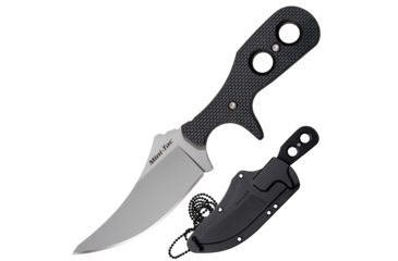 Image of Cold Steel Mini Tac Skinner 6.63in Fixed Blade Knife, Black/Silver, 6.63in, CS-49HSFZ
