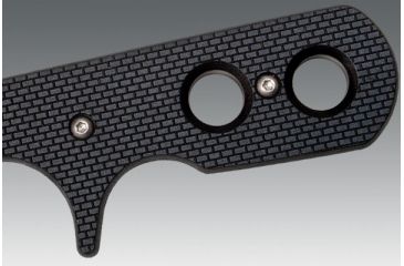 Image of Cold Steel Mini Tac 6.5in Tanto Fixed Blade Neck Knife, Serrated, CS-49HTFS