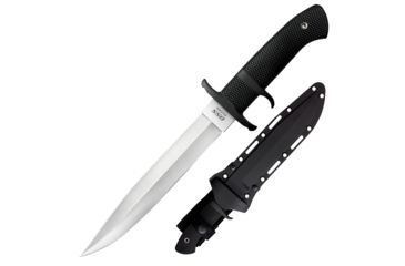 Image of Cold Steel OSS, Black Kraton Handle, Single Edge Knife, CS-39LSSC